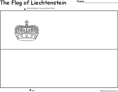 Flag of Liechtenstein -thumbnail
