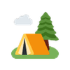 Camping Words — English to Spanish Flashcards
