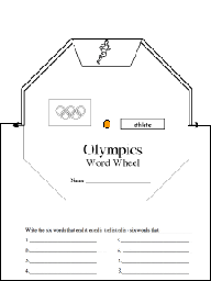 Olympics Word Wheel